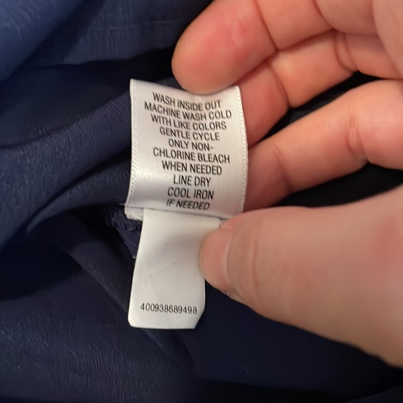 Dana Buchman Size L LaceTrimmed Long Sleeve Top - Picture 9 of 9